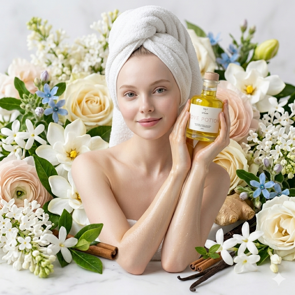 Love Potion - Spiced Bath, Body & Massage Oil 100ml